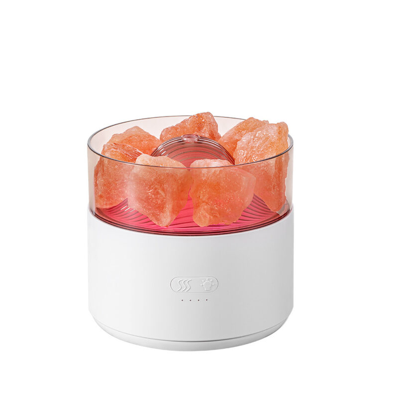 Humidificateur d'air à impulsion Cool-Mist avec diffuseur d'arôme à sel de cristal, machine à encens, brumisateur, lampe à huile essentielle et lumière ambiante – Image 8