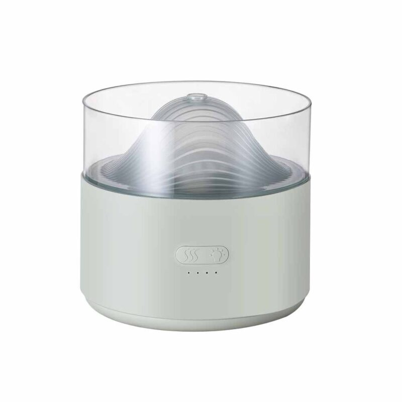 Humidificateur d'air à impulsion Cool-Mist avec diffuseur d'arôme à sel de cristal, machine à encens, brumisateur, lampe à huile essentielle et lumière ambiante – Image 3