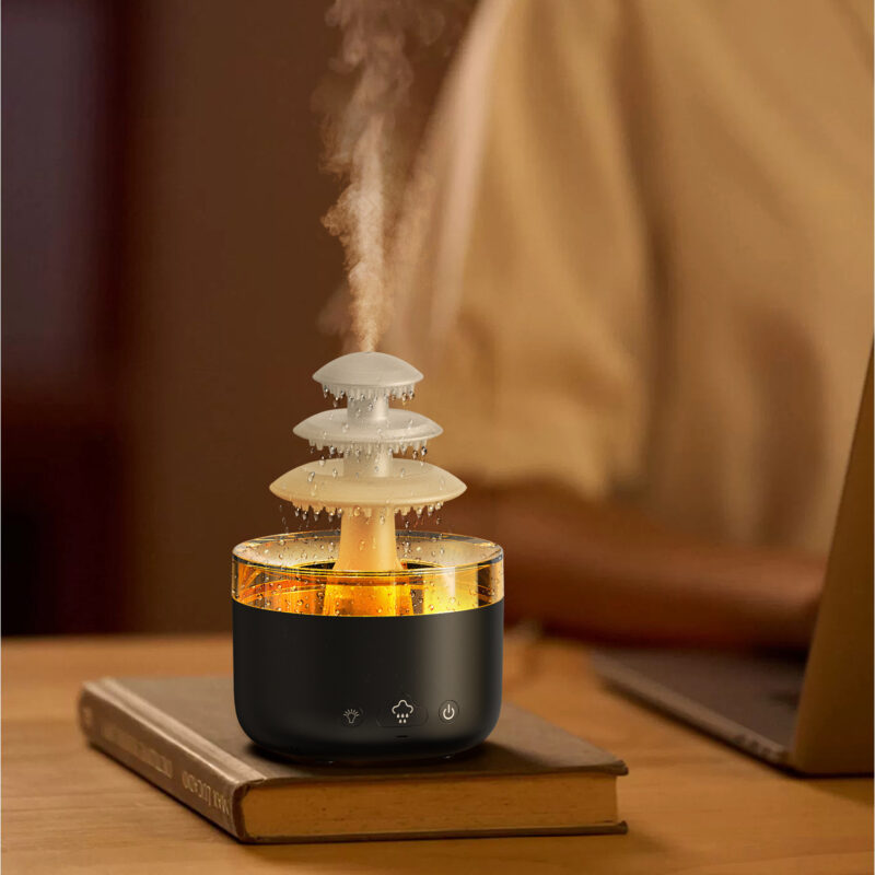 Diffuseur huile essentielle USB avec lumière colorée - Aromathérapie et bien-être – Image 5